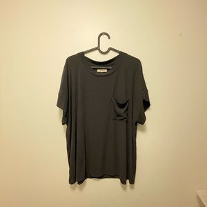 Madewell Ribbed Pocket Tee - XL